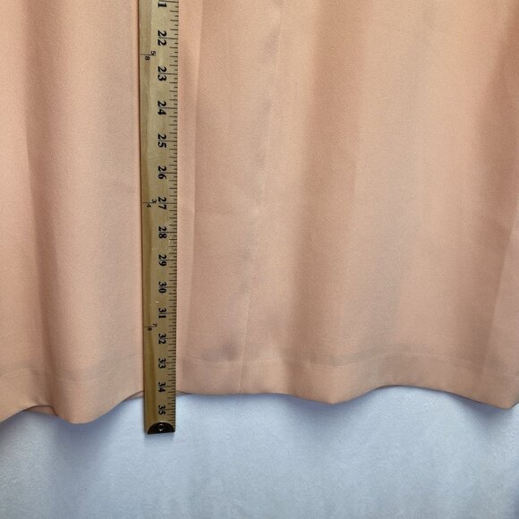 DONNA VINCI Embroidered Beaded Embellishment 2pc Lined Skirt Suit Women 22 Peach - Picture 13 of 16